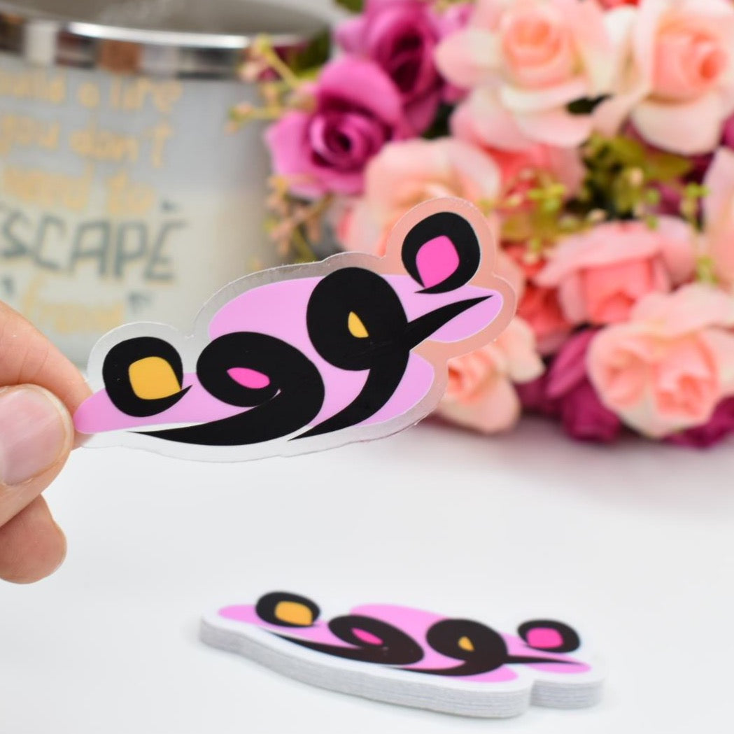 Arabic Name “ نوف ” Clear Sticker