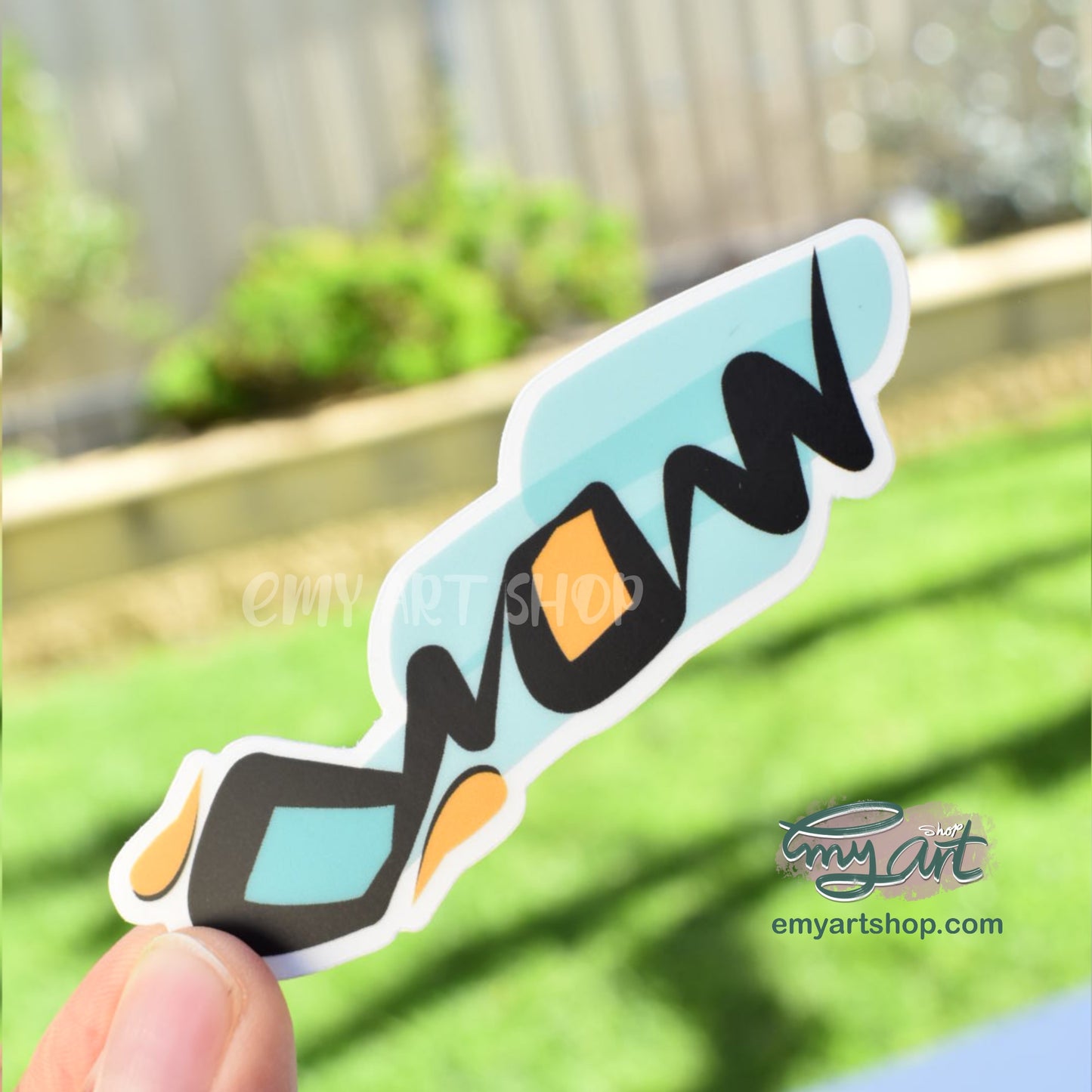 Arabic Name “ سمية ” Clear Sticker