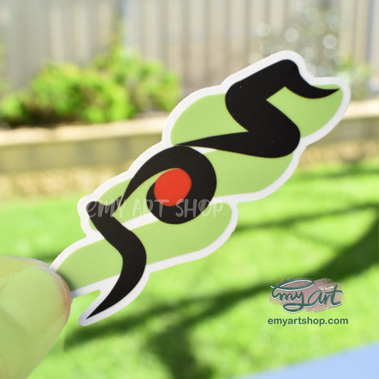 Arabic Name “عمر ” Clear Sticker