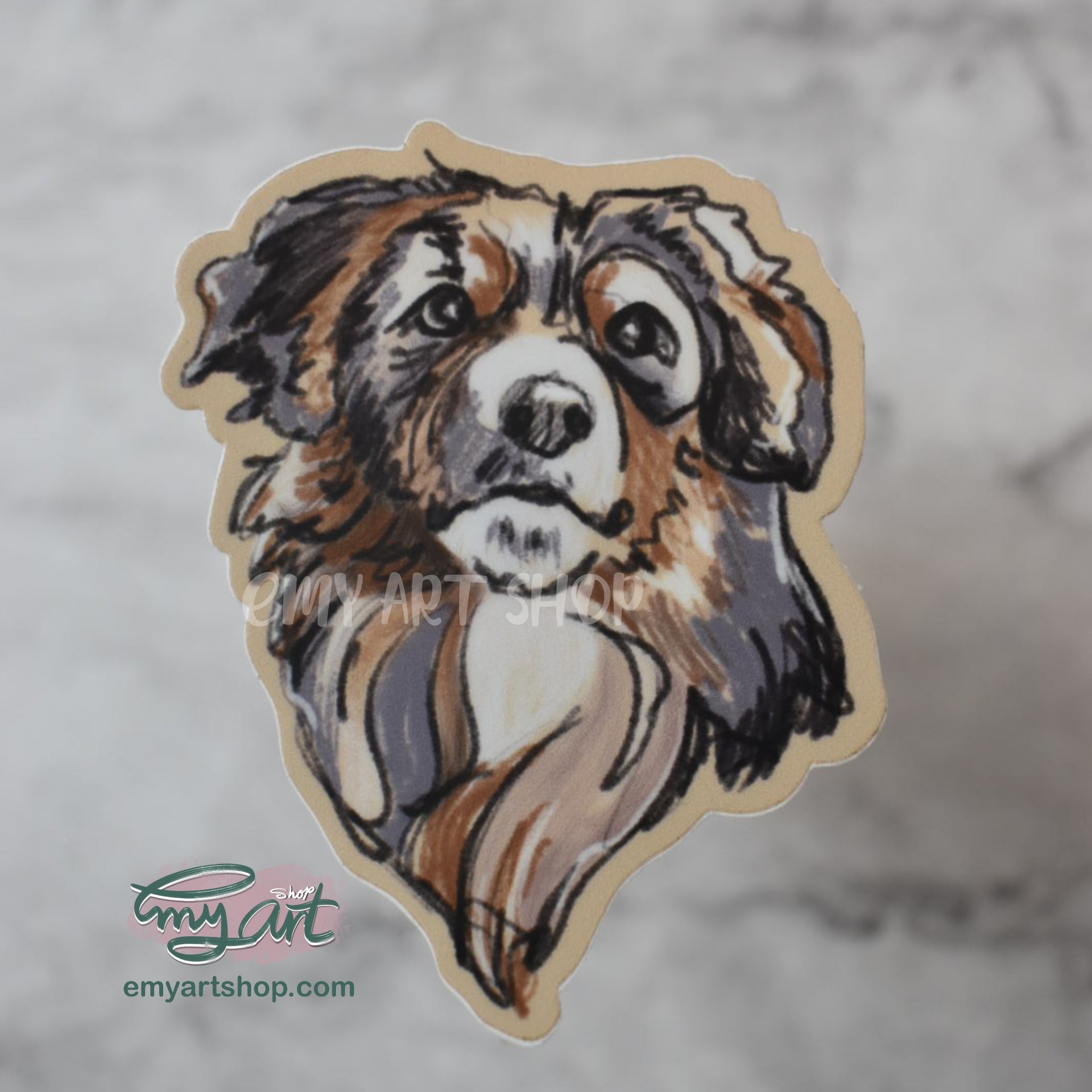 Australian Shepherd DOG” Sticker –