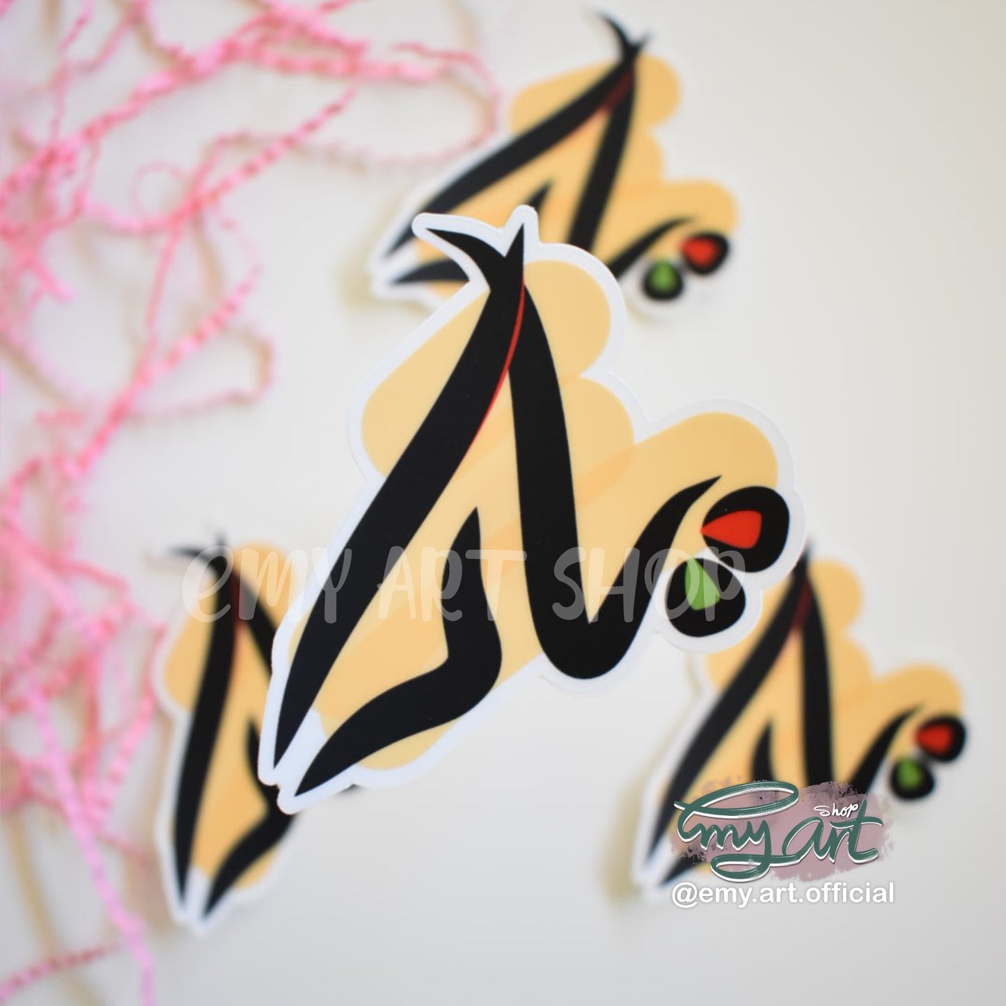 Arabic Name “ يارا ” Clear Sticker