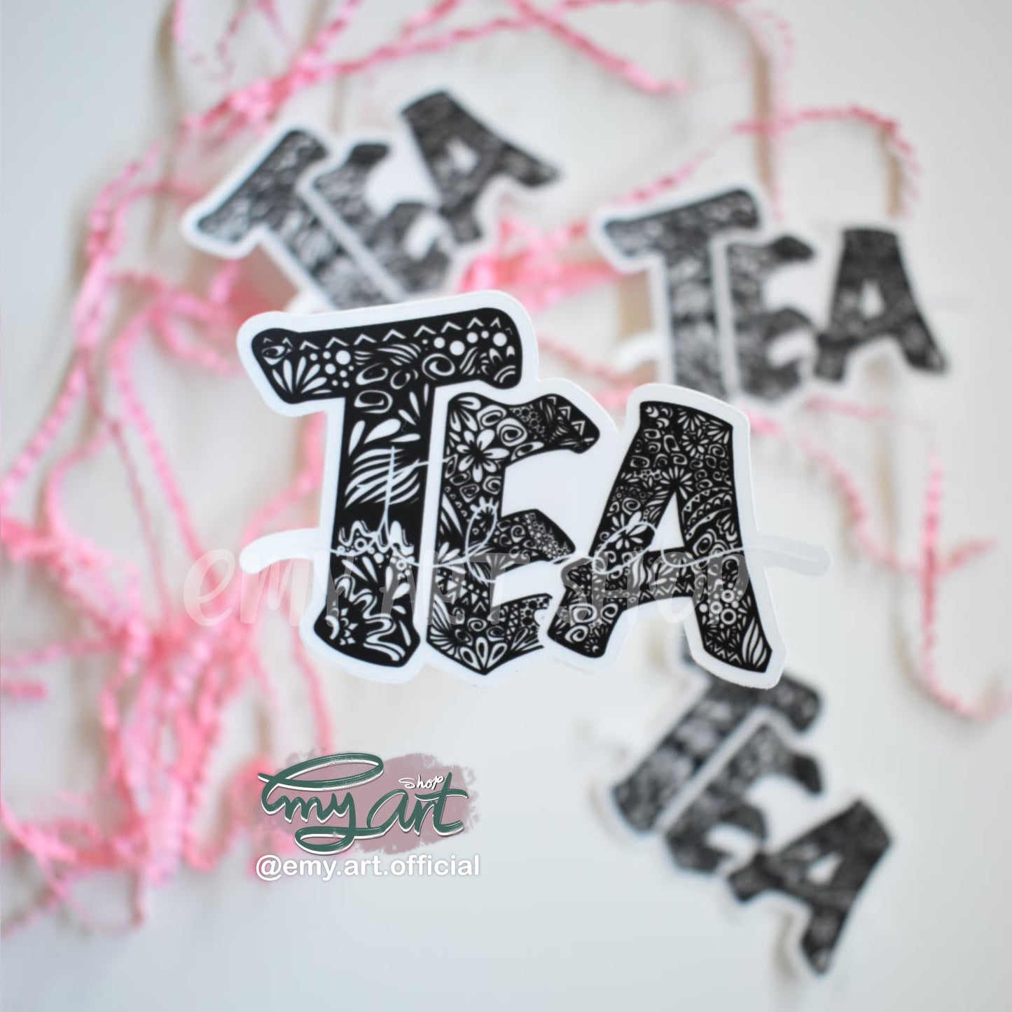 TEA - Clear Sticker