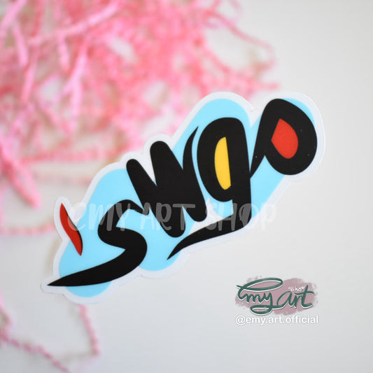 Arabic Name “ موسى ” Clear Sticker