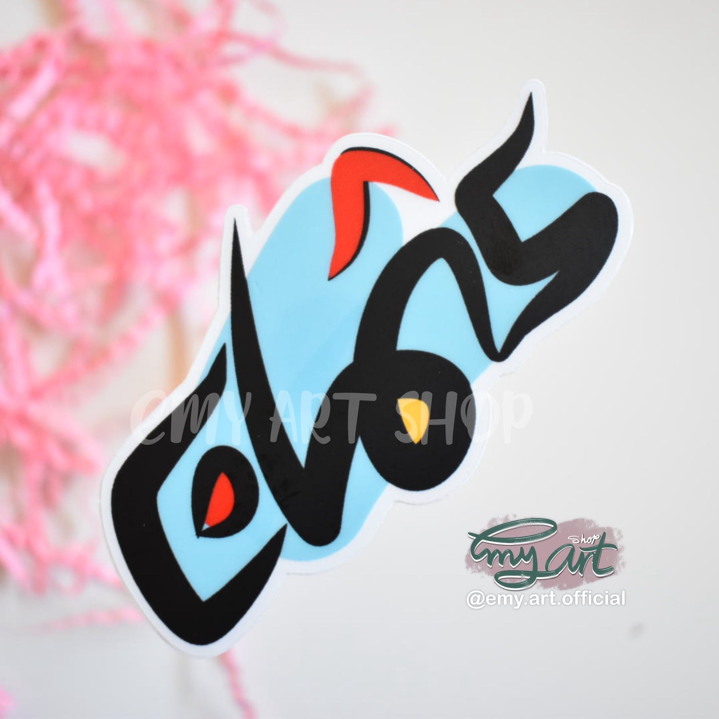 Arabic Name “ عثمان ” Clear Sticker