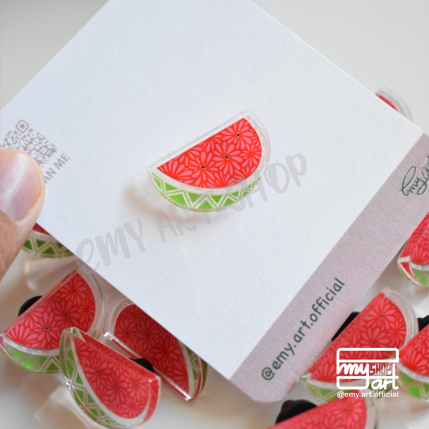 Acrylic Pin “Watermelon 2”