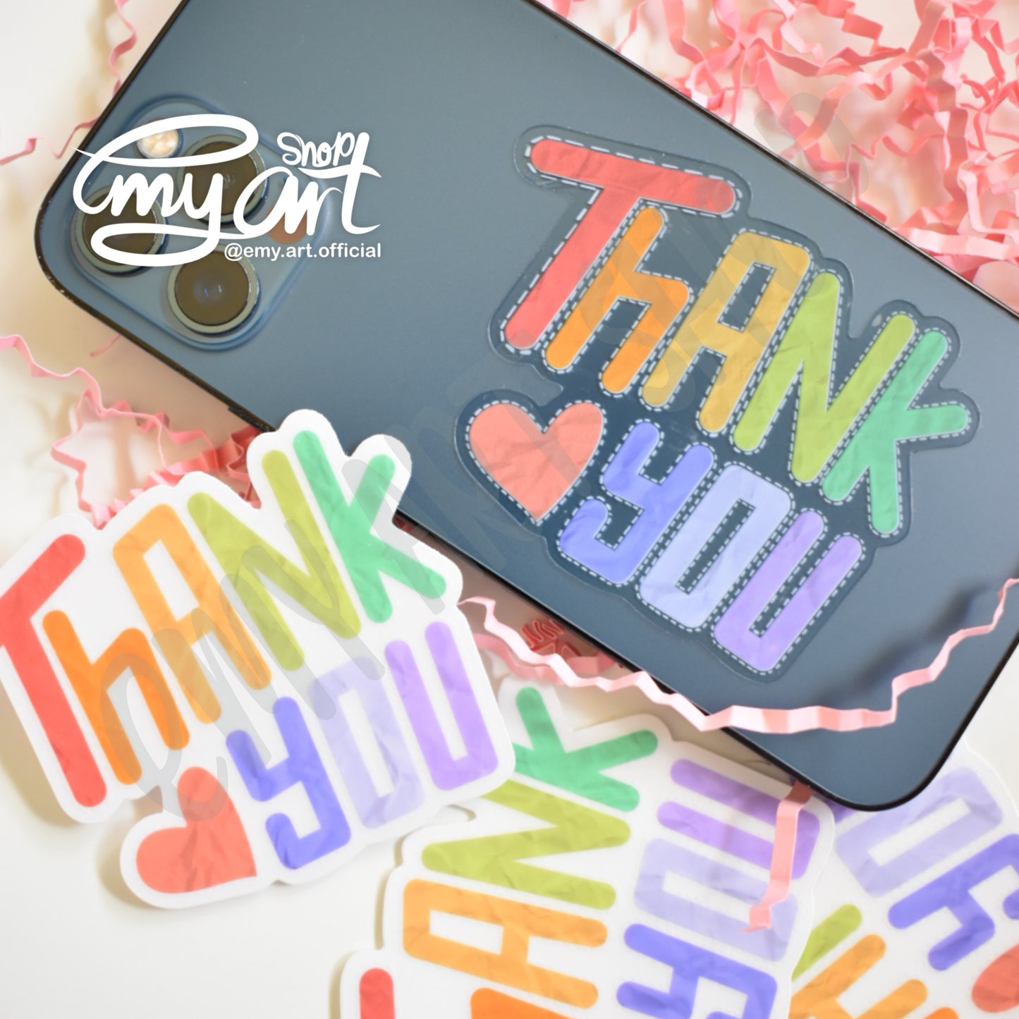 “THANK YOU” Clear Sticker