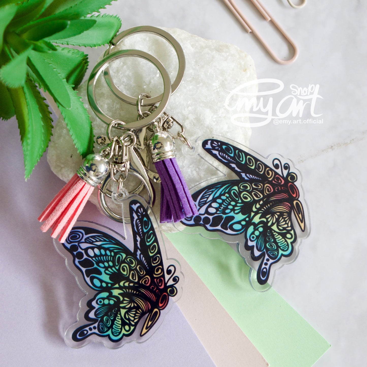 Acrylic Keychain - BUTTERFLY