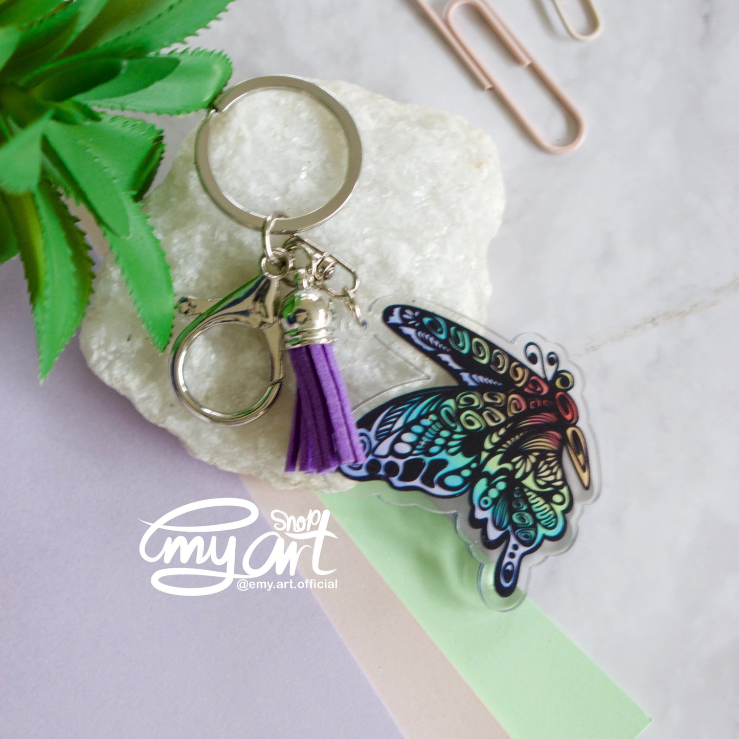 Acrylic Keychain - BUTTERFLY