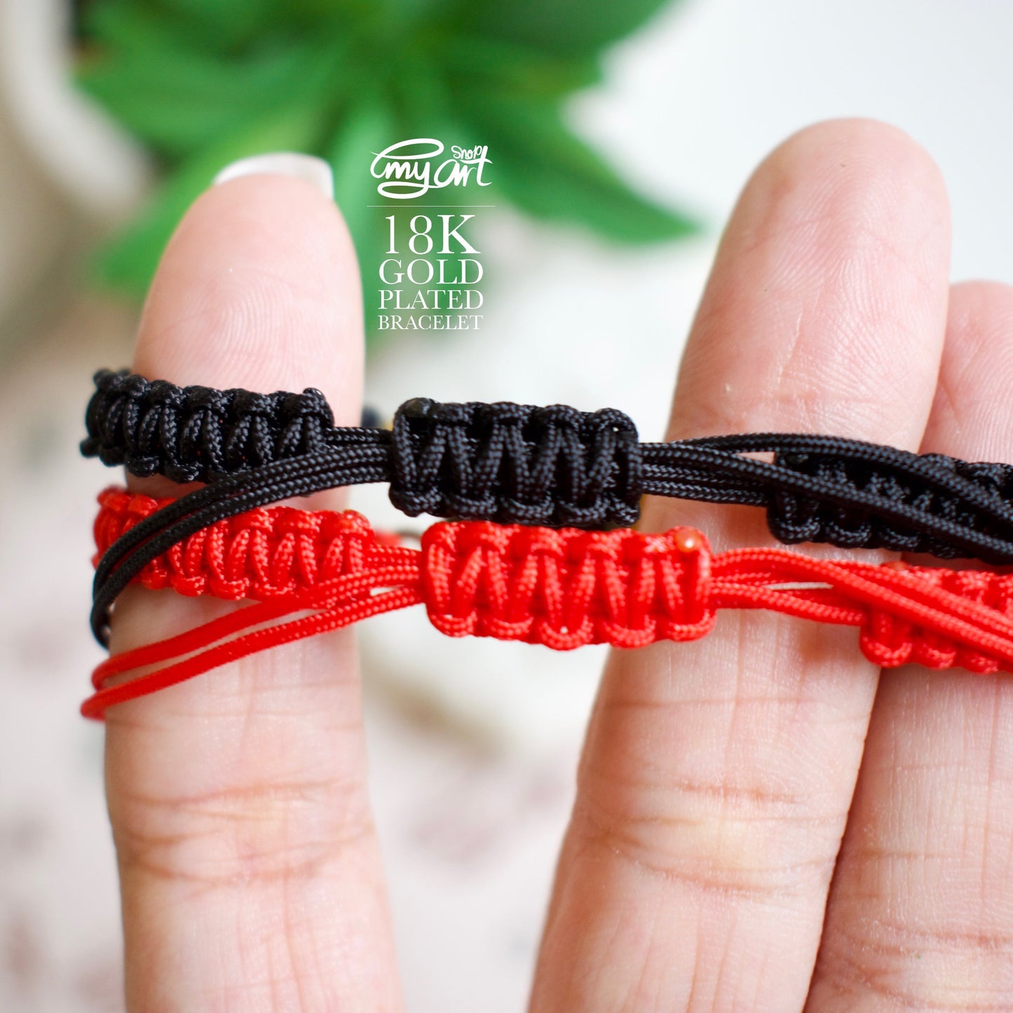 Watermelon - Bracelet - Red / Black