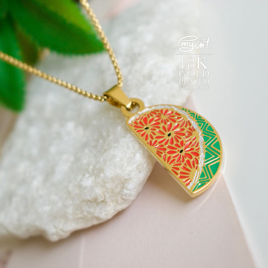 Necklace “WATERMELON”