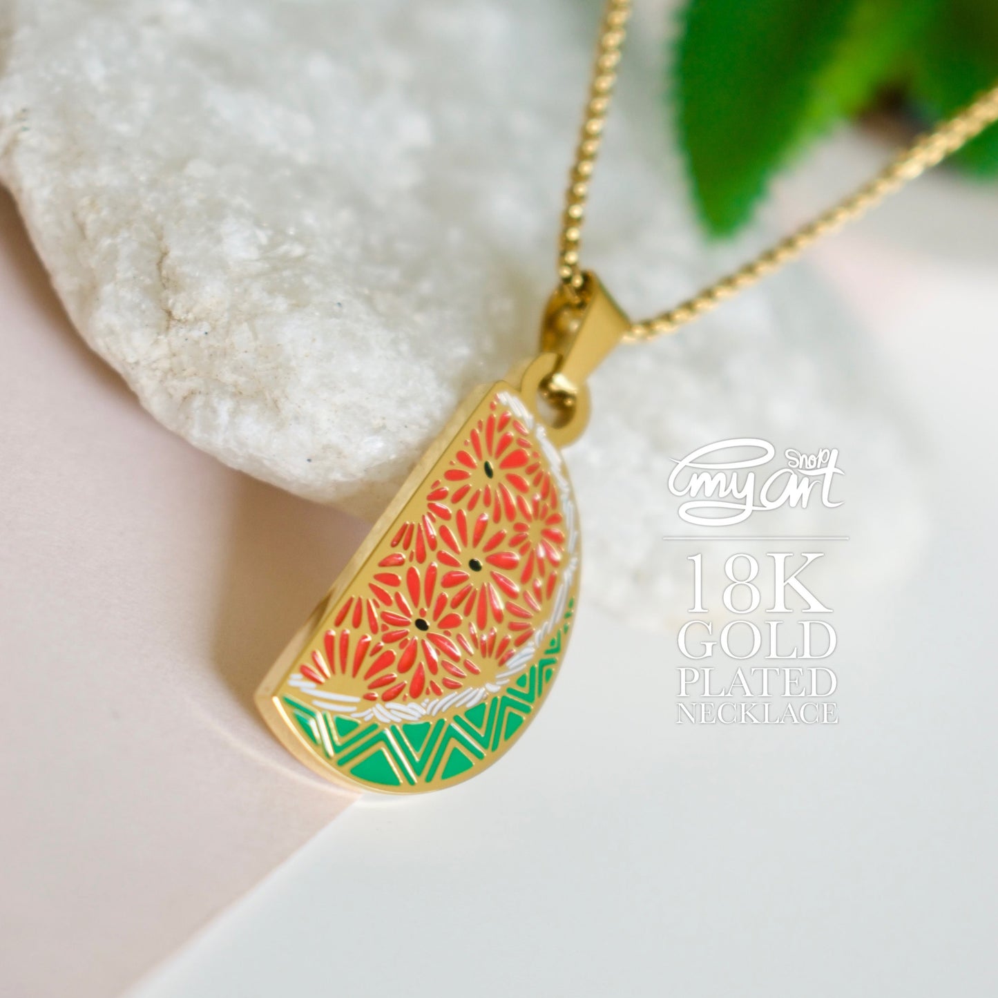 Necklace “WATERMELON”