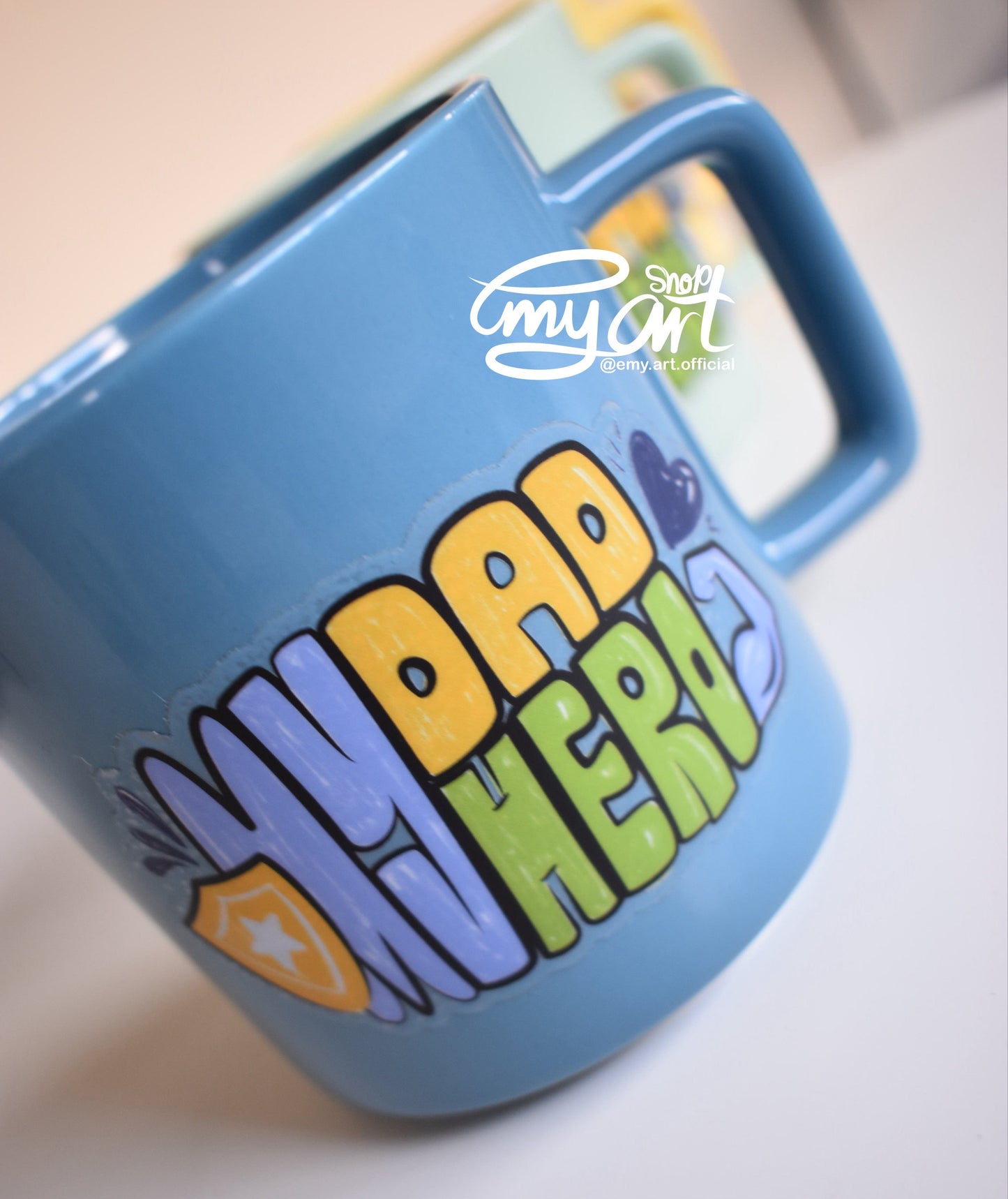 Special Father Gift (Mug - My DAD My HERO) available in 3 different colors