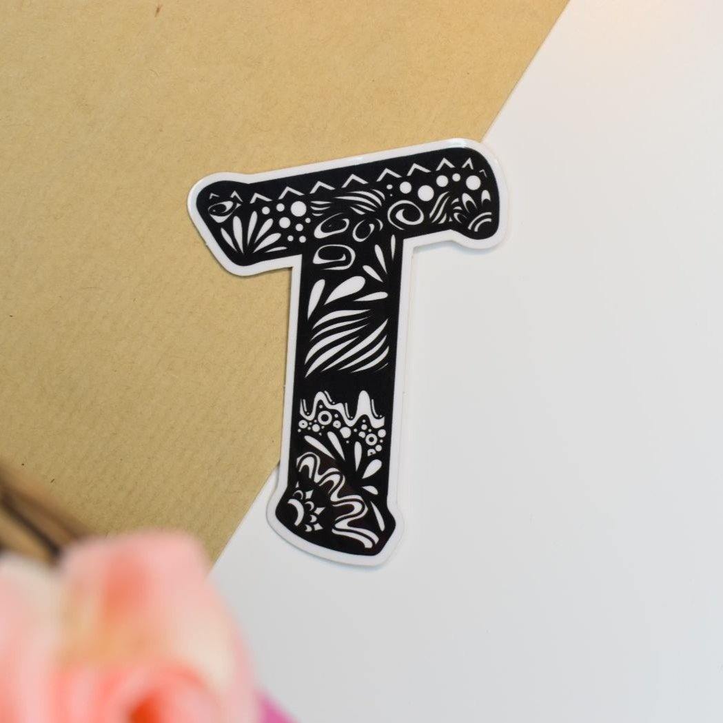 Letter T - emy.art.shop