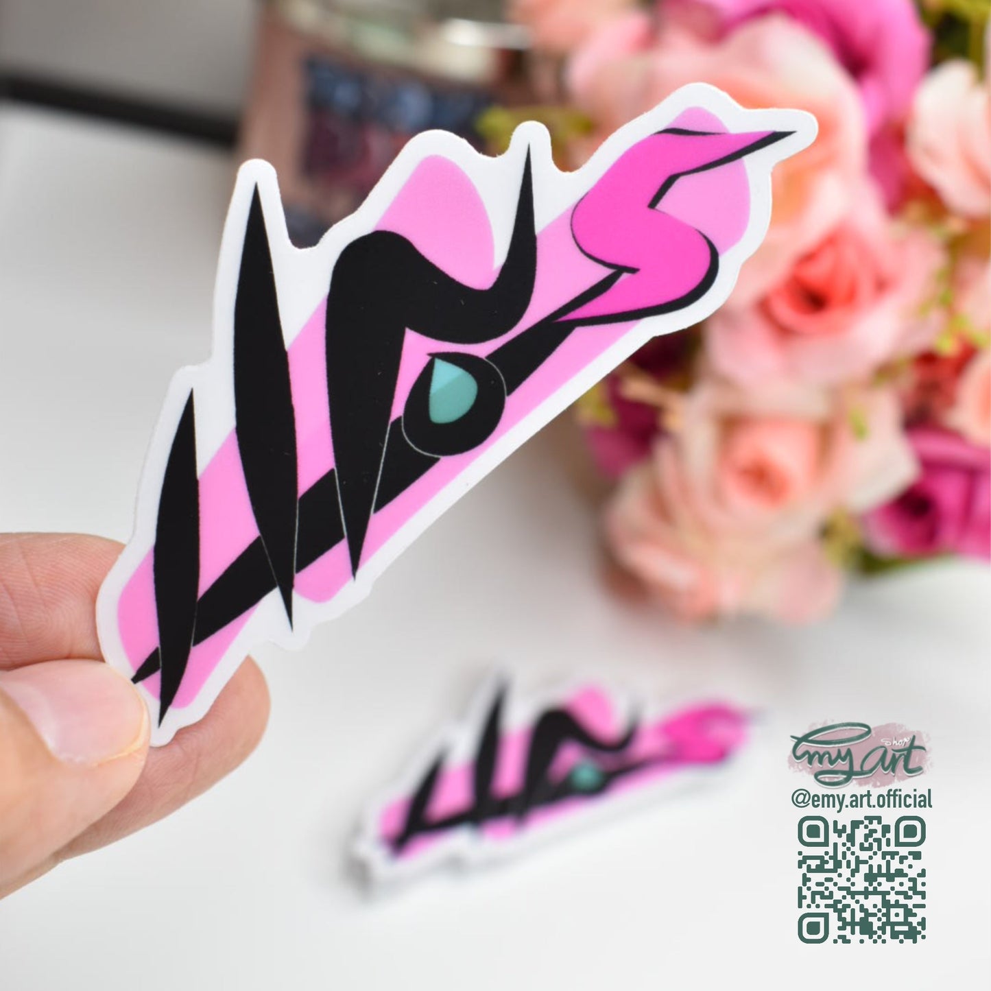 Arabic Name “ أبرار ” Clear Sticker