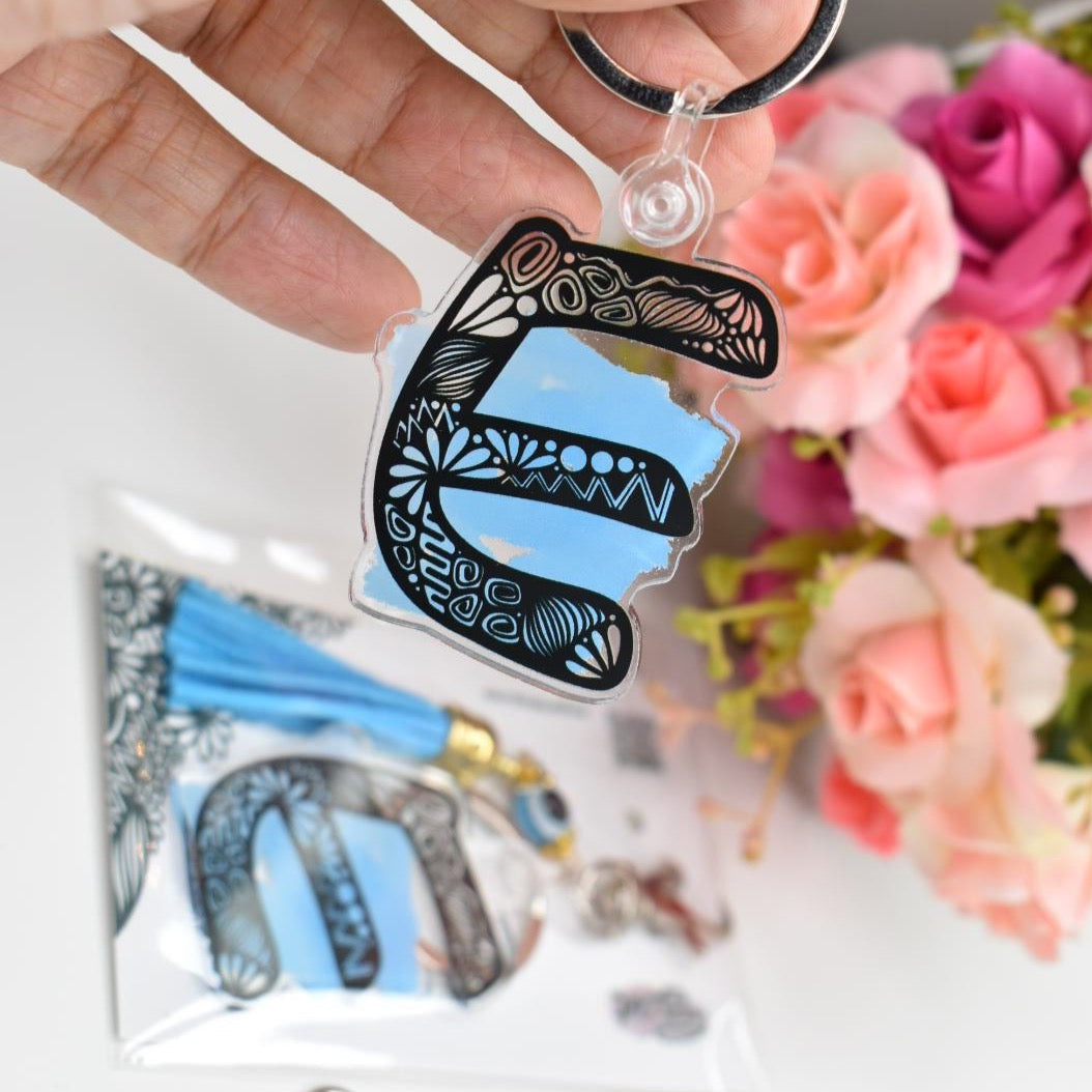 Acrylic Keychain - LETTER E