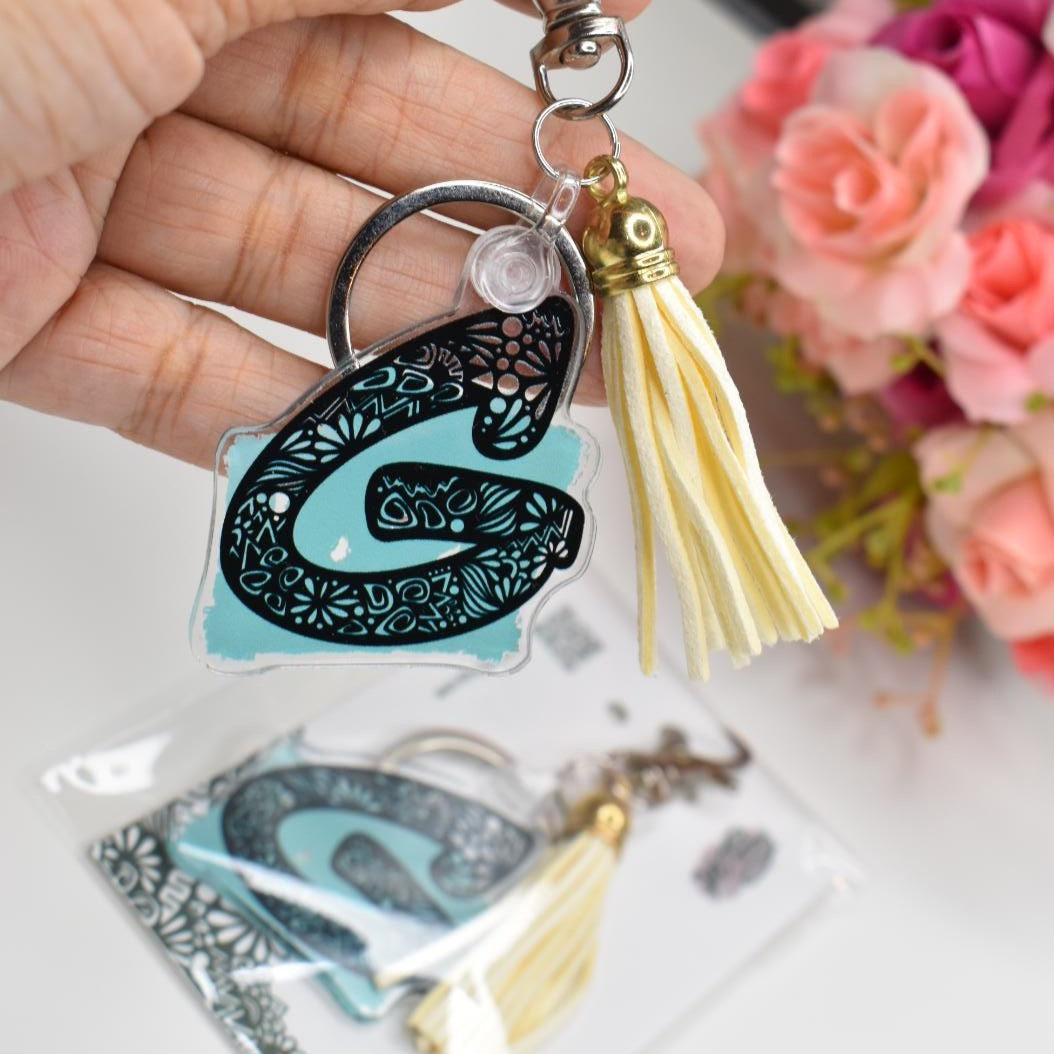 Acrylic Keychain - LETTER G