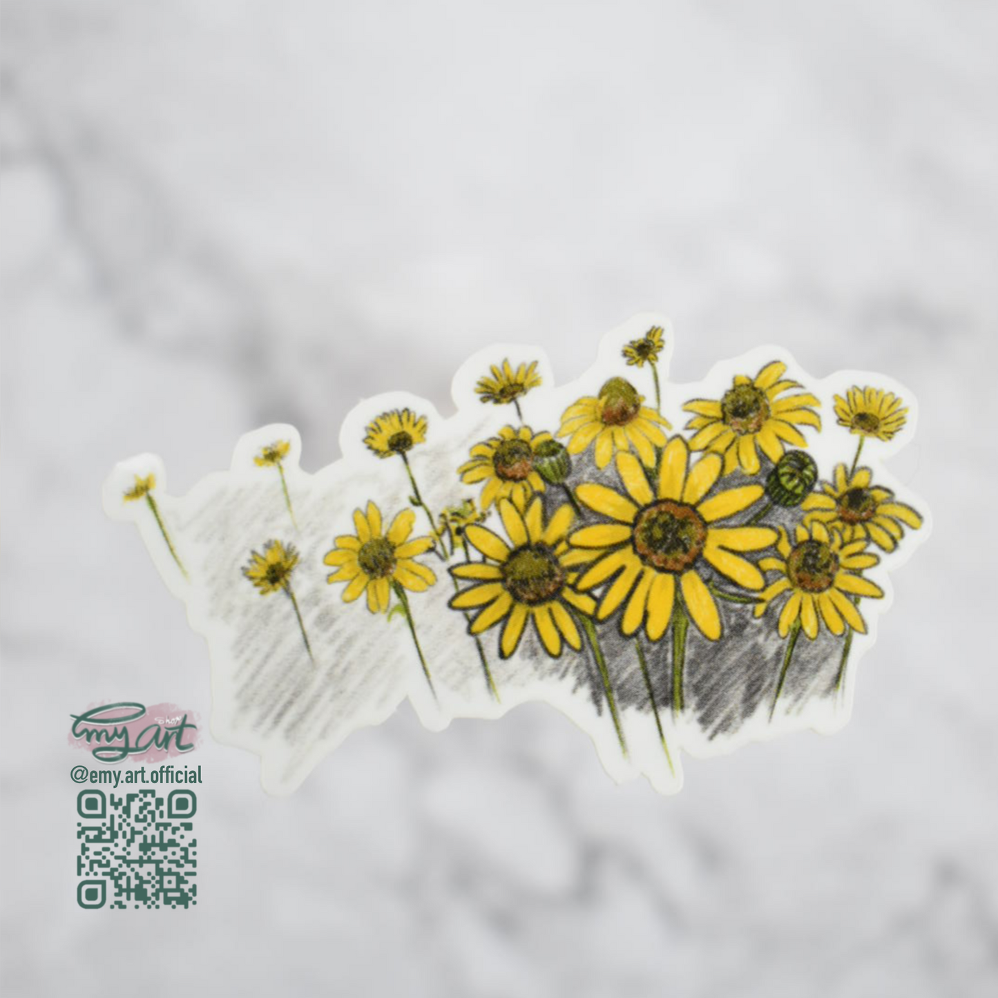 “Sunflowers” Sticker