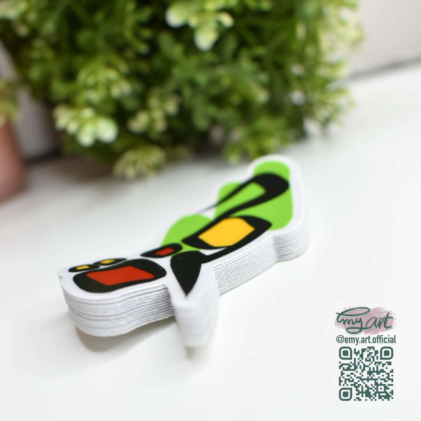 Arabic Name “ حمزة ” Clear Sticker