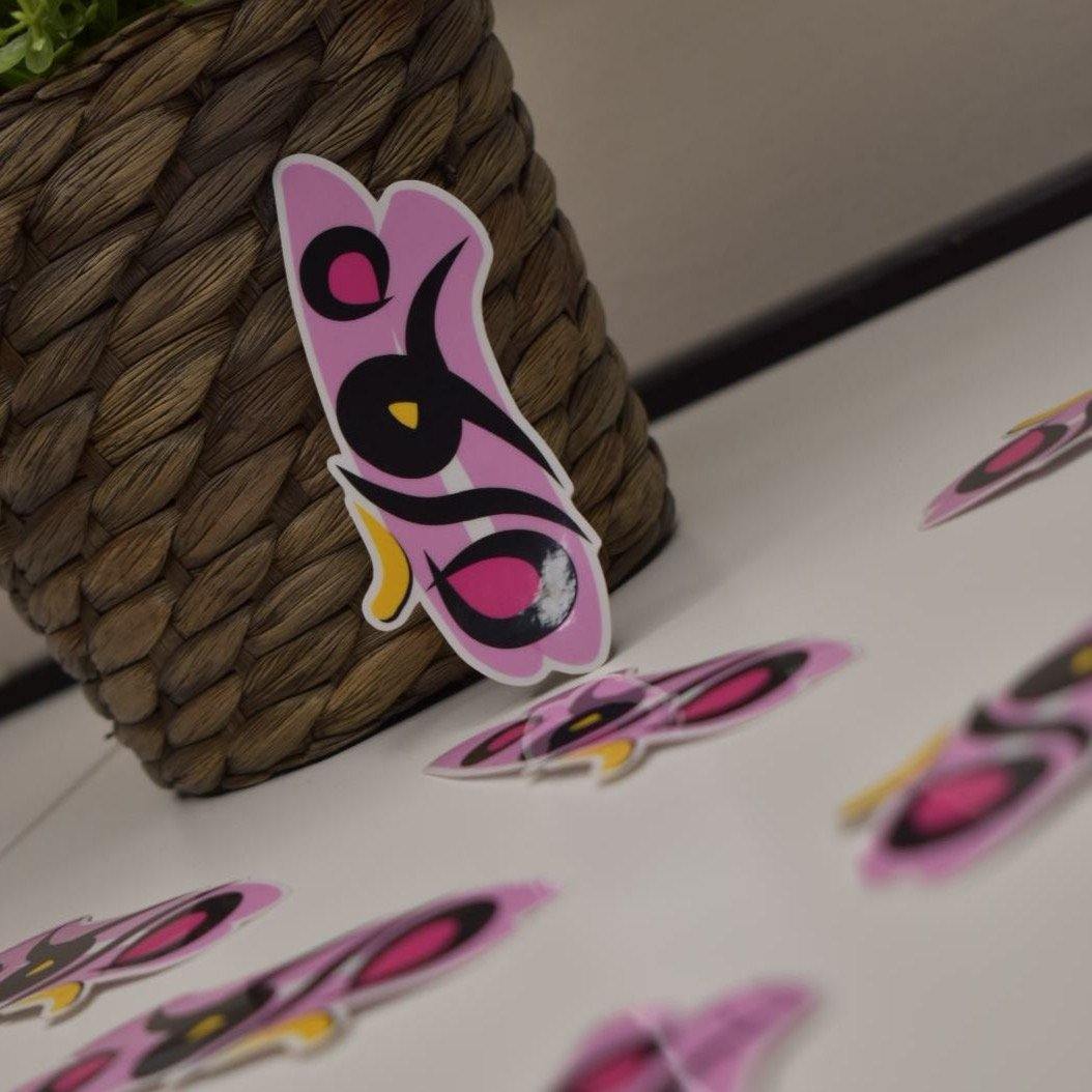 Arabic Name “ نورة ” Clear Sticker - emy.art.shop