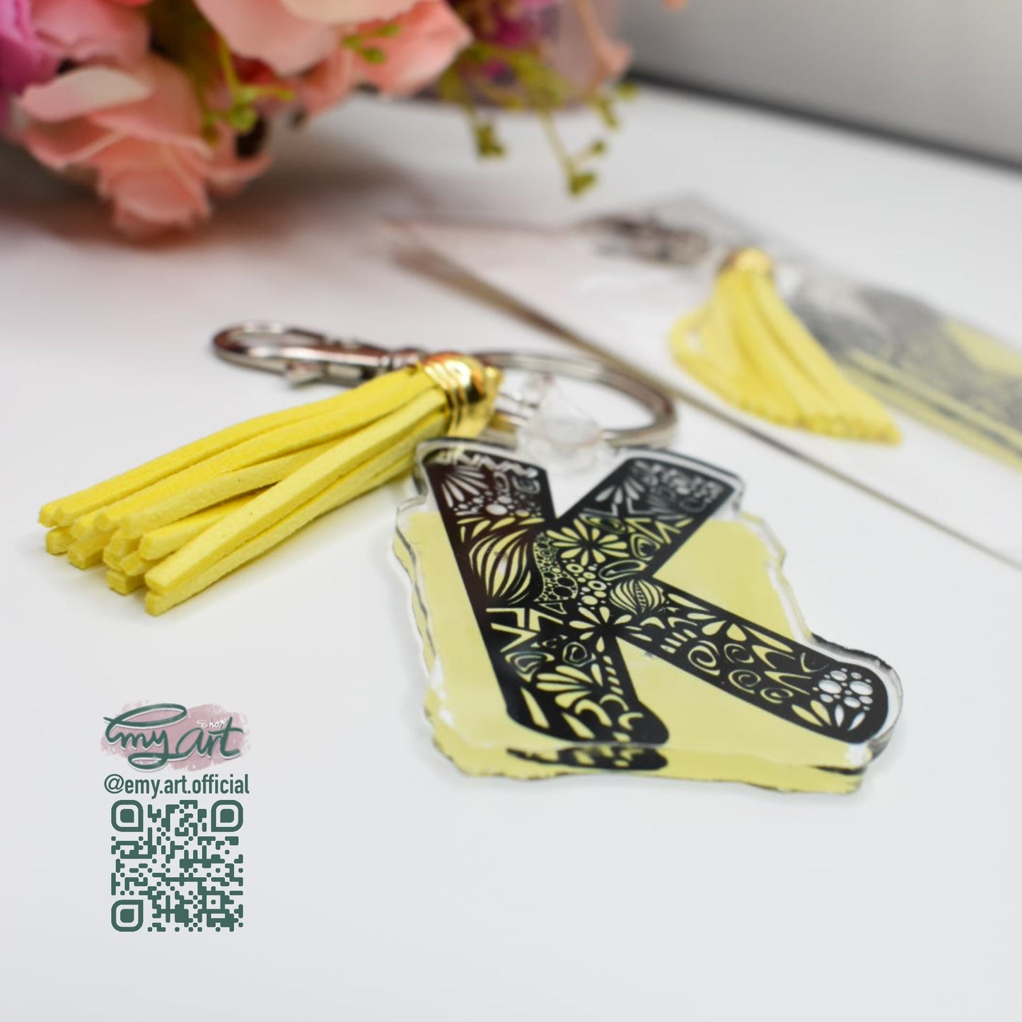 Acrylic Keychain - LETTER K