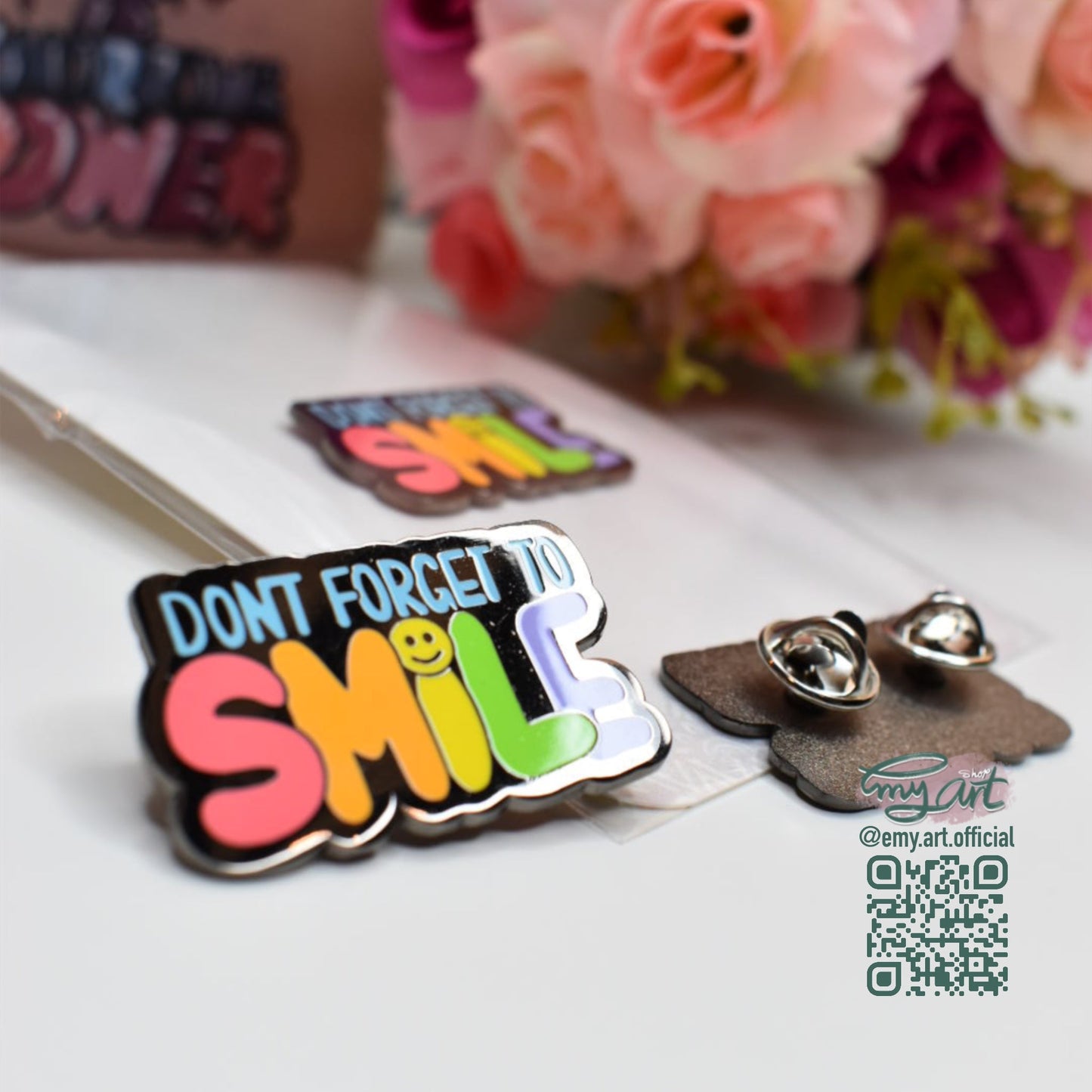 Enamel Pin “Don’t Forget to SMILE”