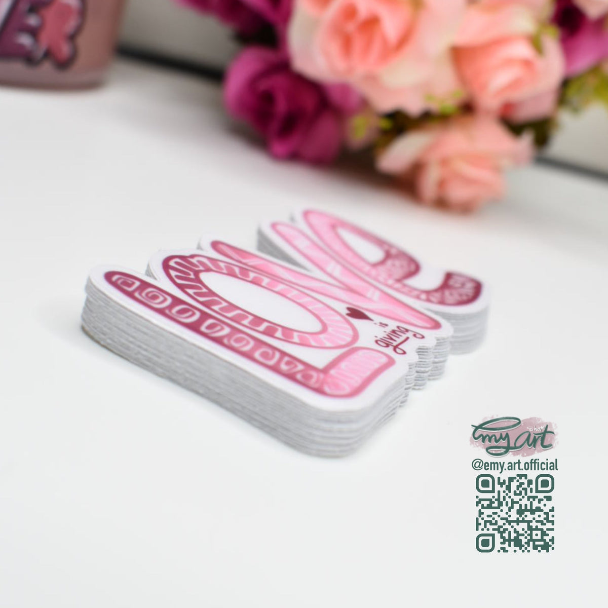 Giving Sticker LOVE is giving “ Sticker – Emy.art.shop.au