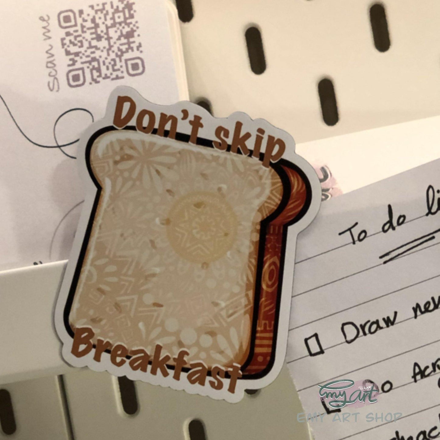 Magnet “DON’T SKIP BREAKFAST” - emy.art.shop