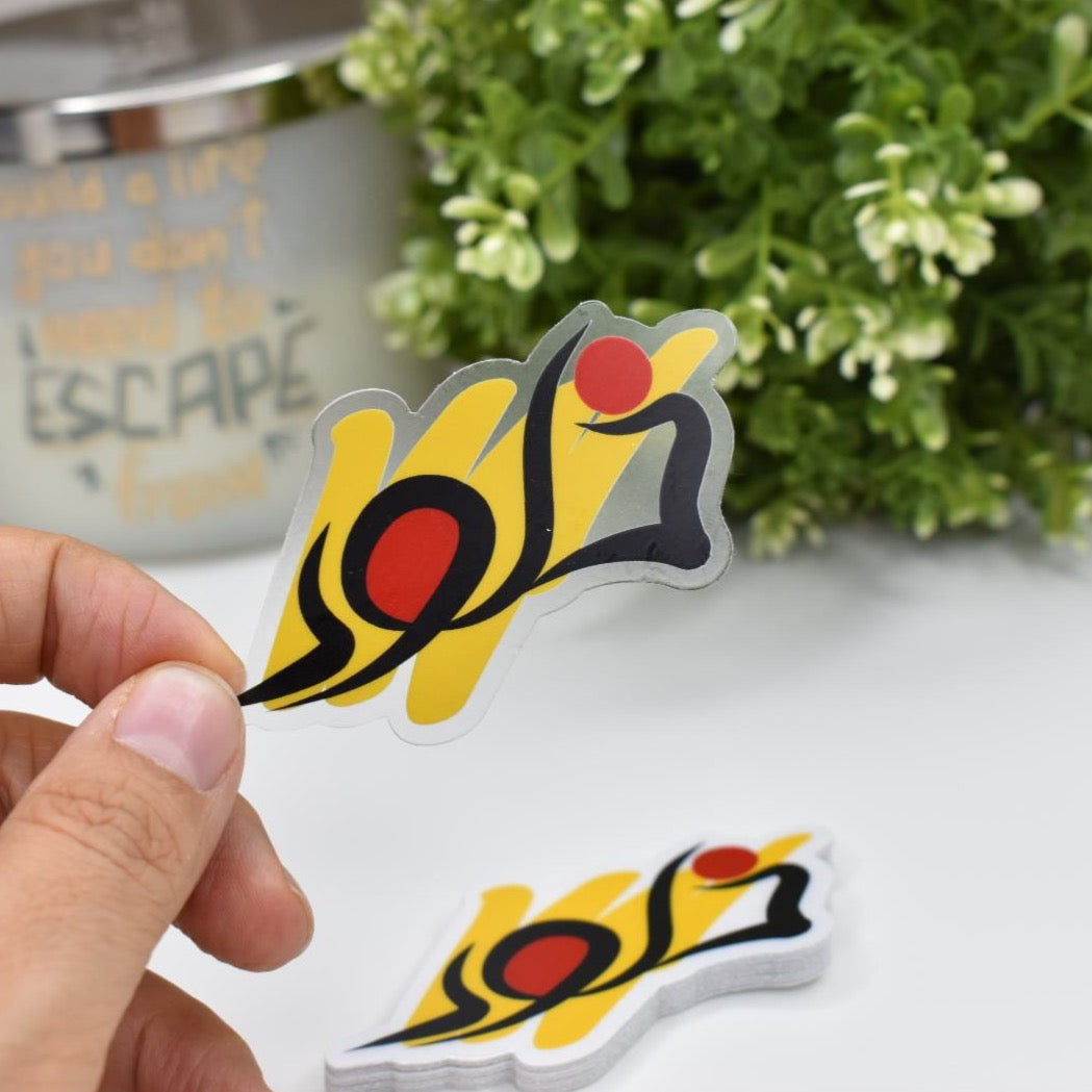 Arabic Name “ خلود ” Clear Sticker