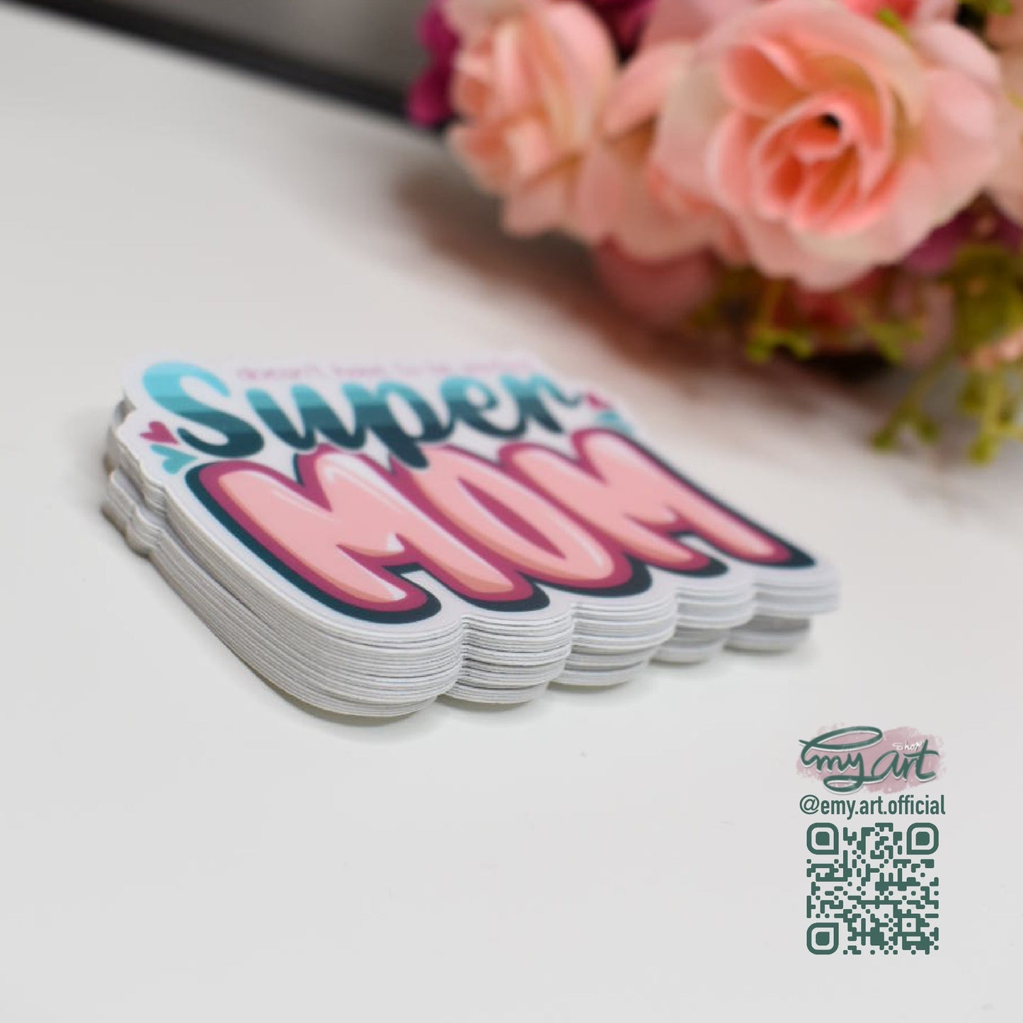 “Super MOM” Sticker