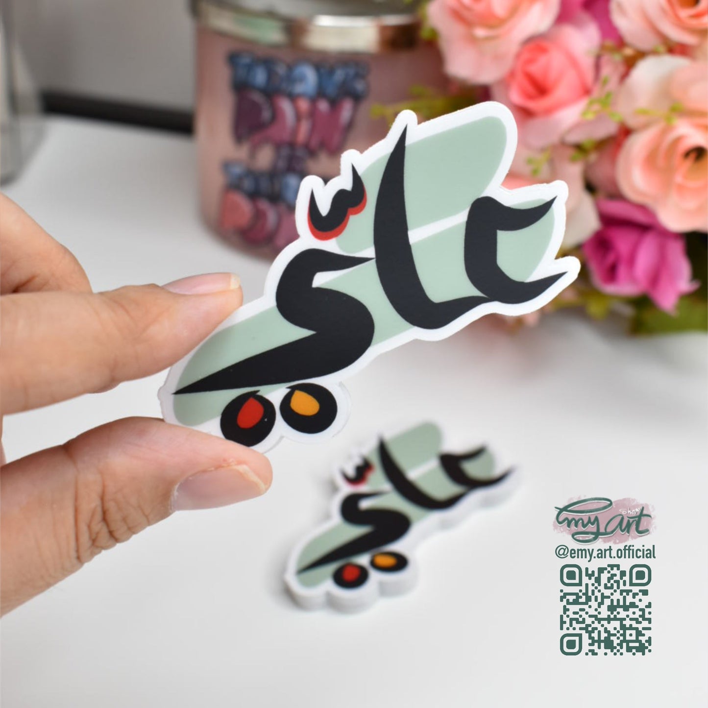 Arabic Name “ علي ” Clear Sticker