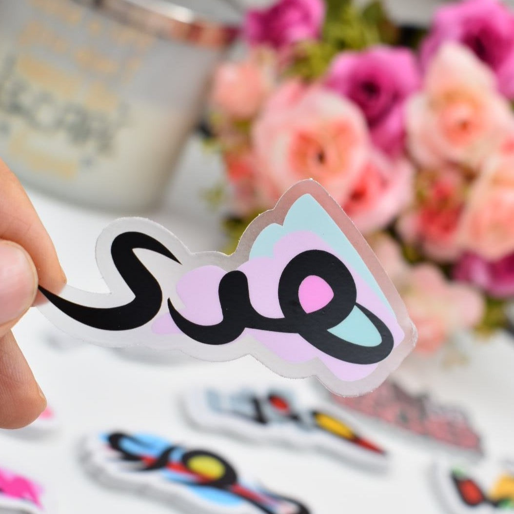 Arabic Name “ هدى ” Clear Sticker