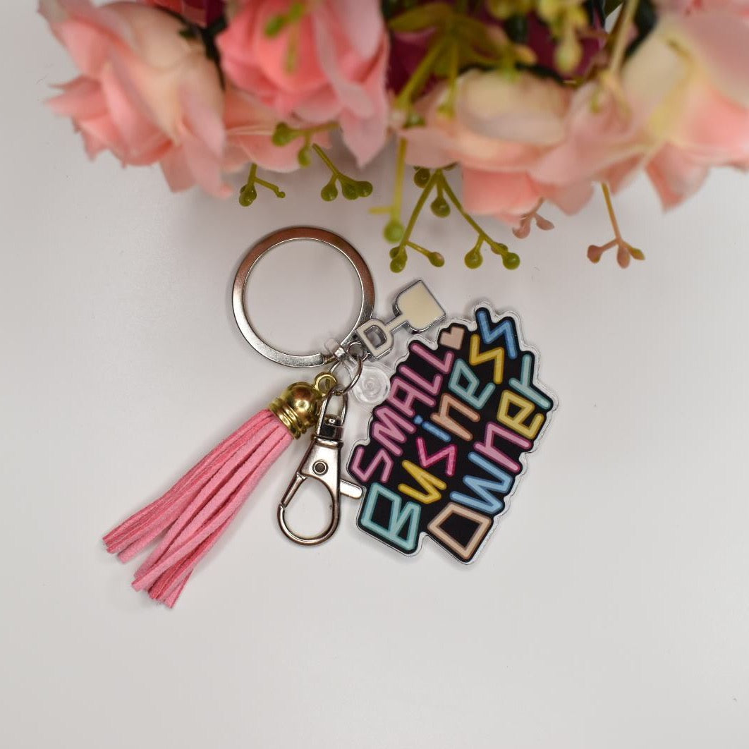 Acrylic Keychain “Small Business Owner”