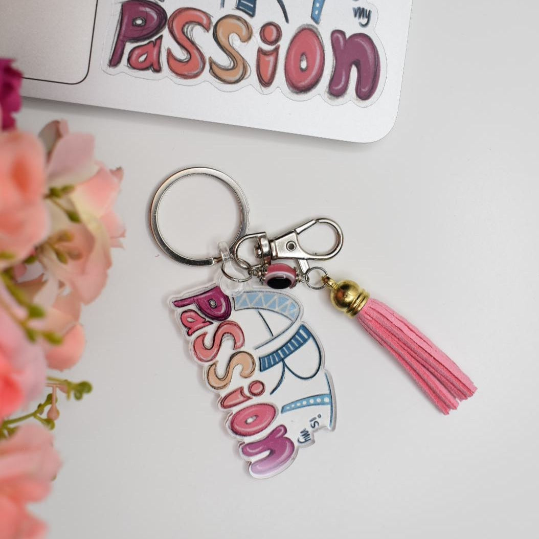 Acrylic Keychain - Art is my PASSION