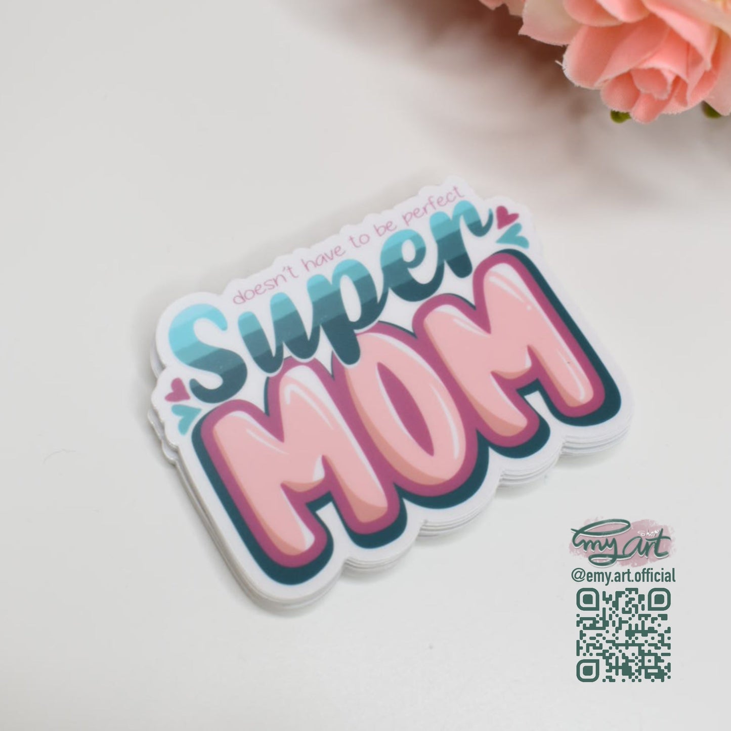 “Super MOM” Sticker