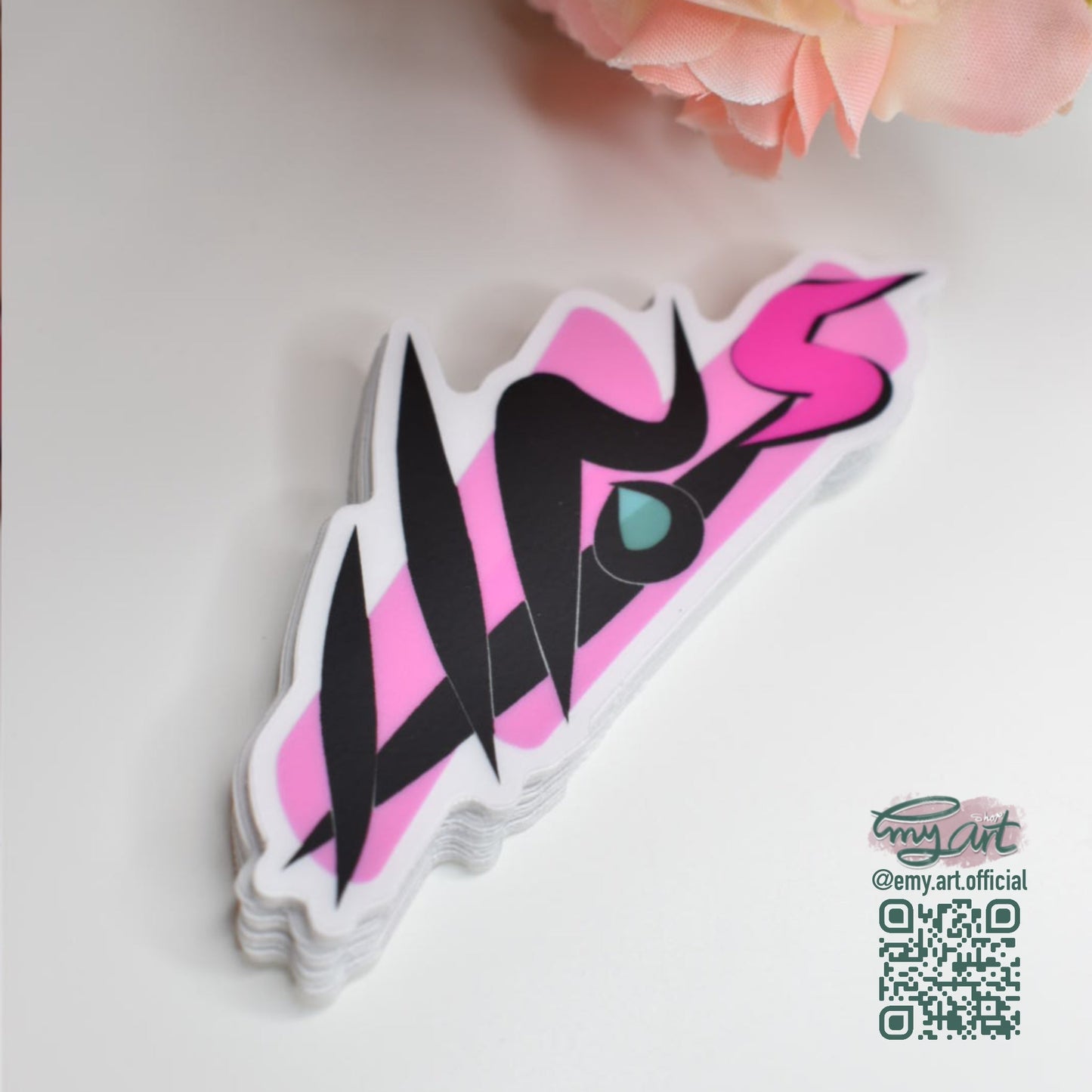 Arabic Name “ أبرار ” Clear Sticker