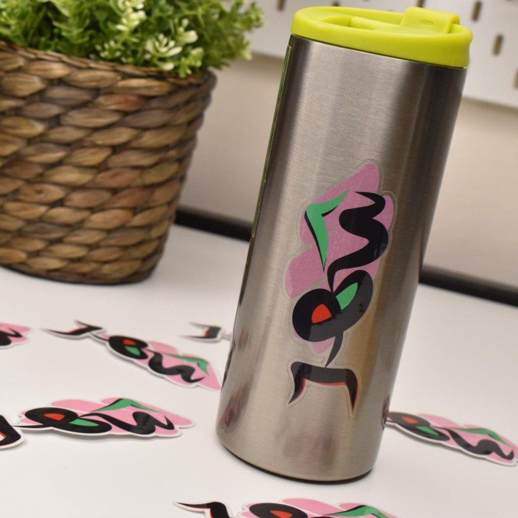 Arabic Name “شهد” Clear Sticker - emy.art.shop