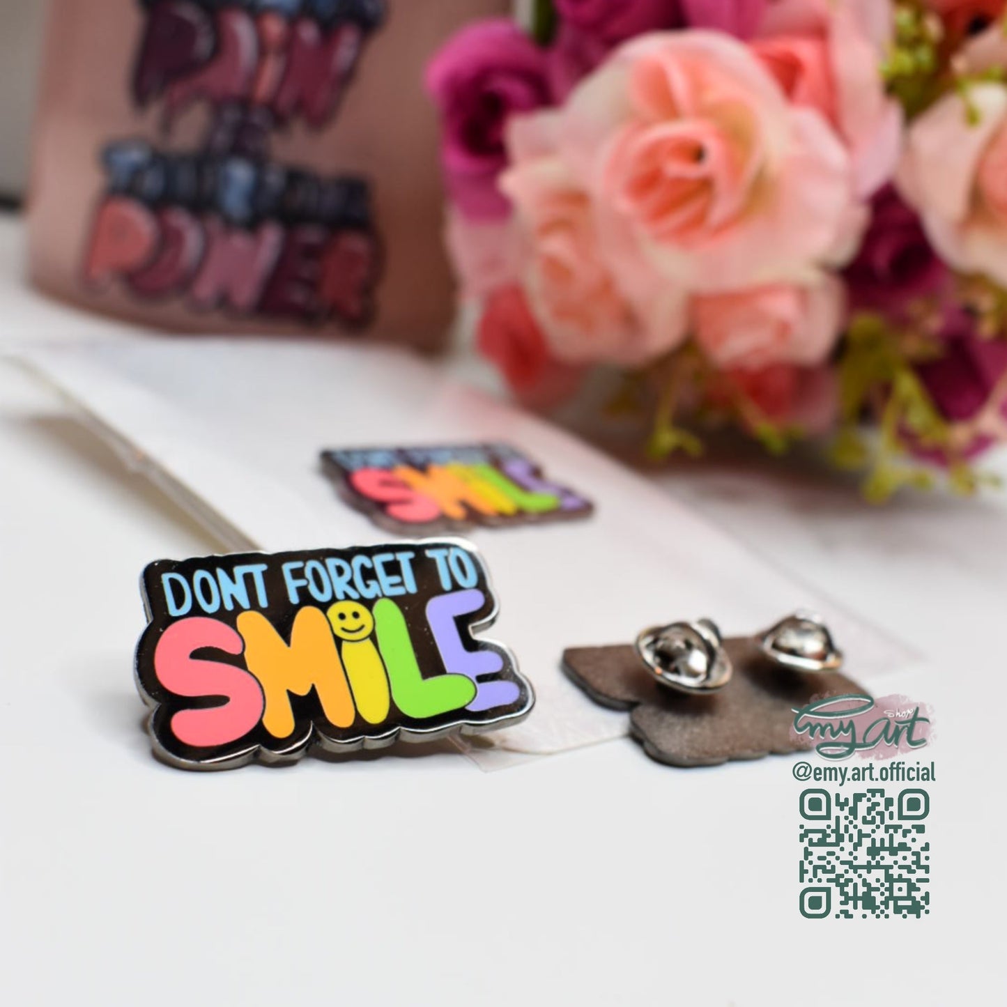 Enamel Pin “Don’t Forget to SMILE”