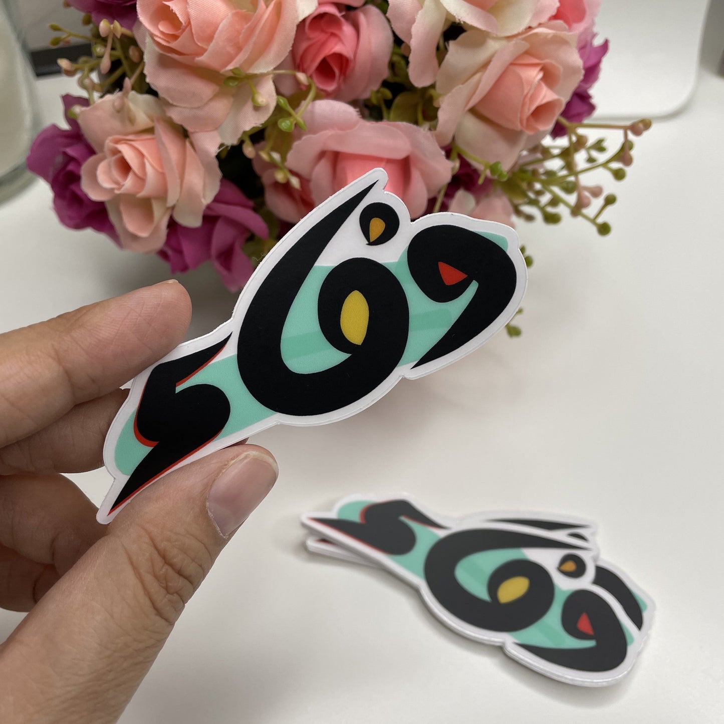 Arabic Name “ وفاء ” Clear Sticker
