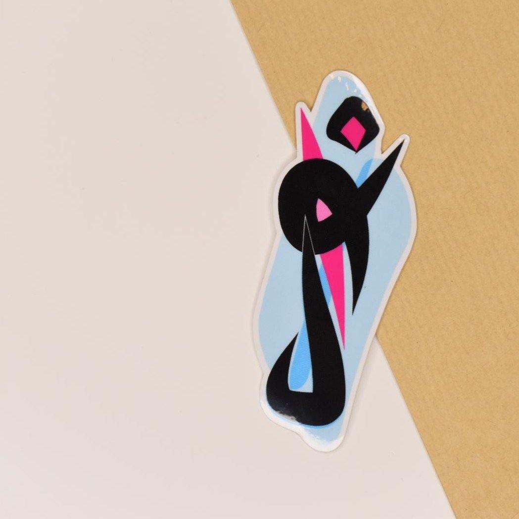 Arabic Name “نوال” Clear Sticker - emy.art.shop