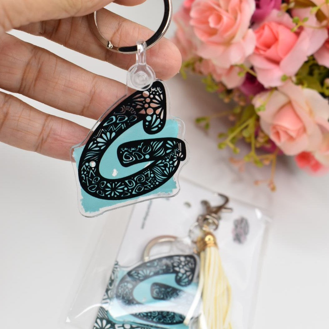 Acrylic Keychain - LETTER G
