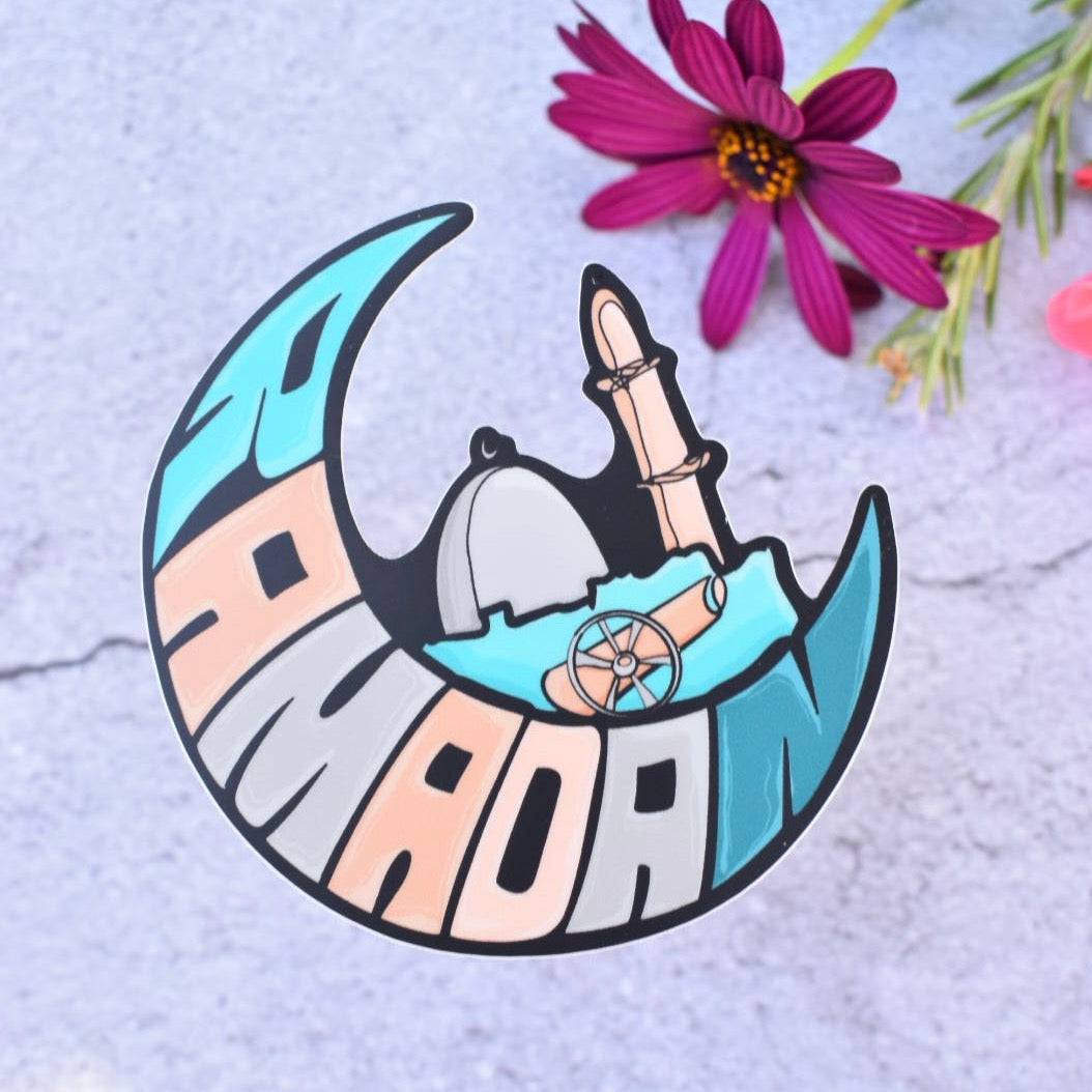 “Ramadan Crescent” Sticker Occasion design